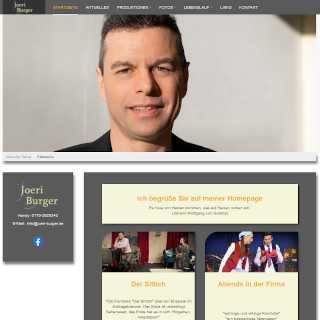 Homepage von Joeri Burger